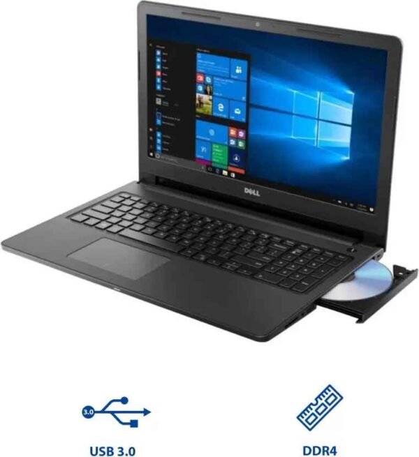 Dell Inspiron 15 3000, Core i3-7th Gen, 8GB RAM, 256GB SSD